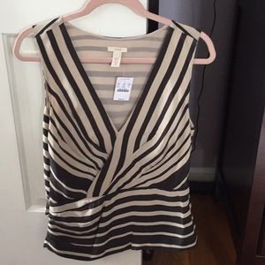 J.crew 100% silk tank